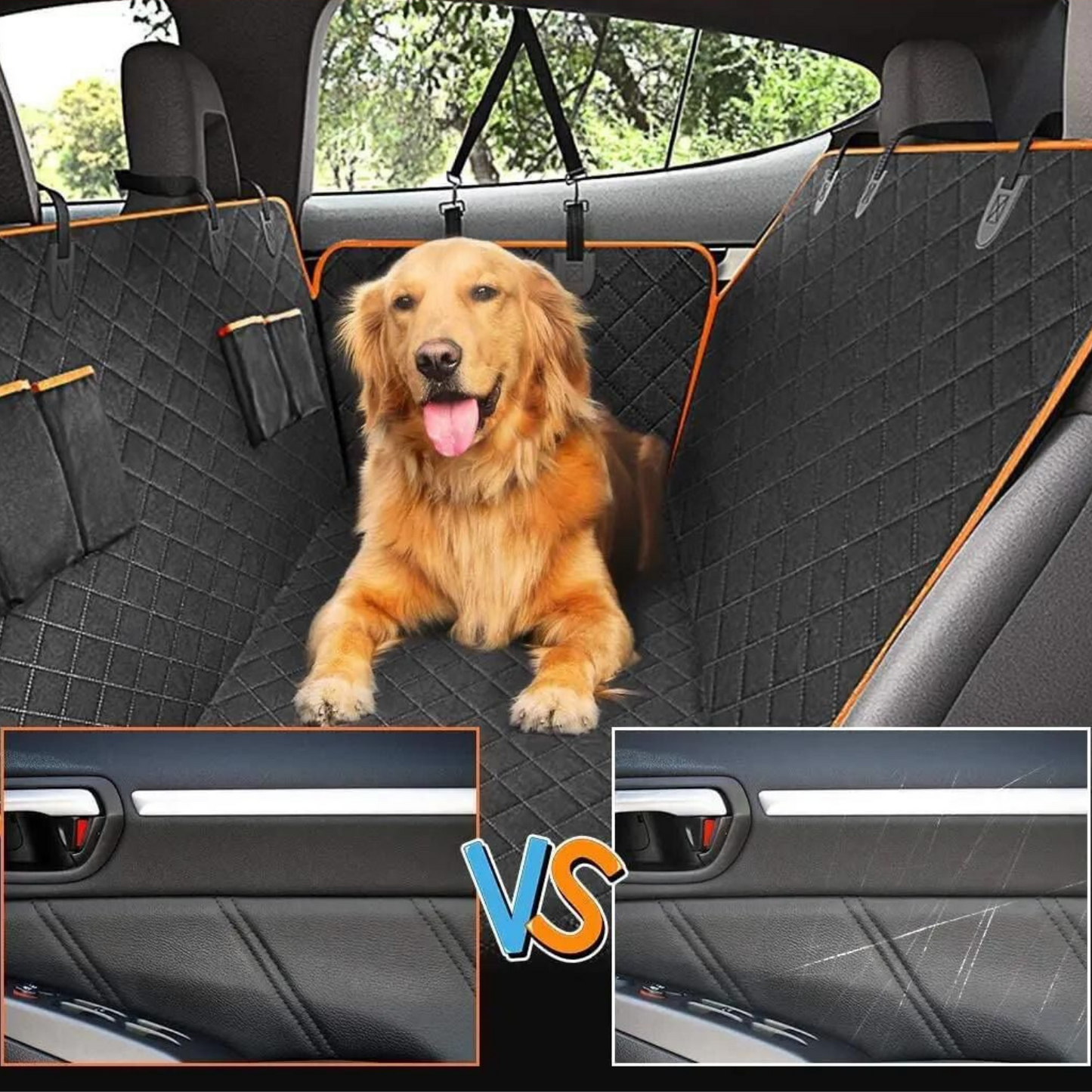 Achterbankbeschermer voor honden – veilig, schoon en comfortabel Duurzaam op reis