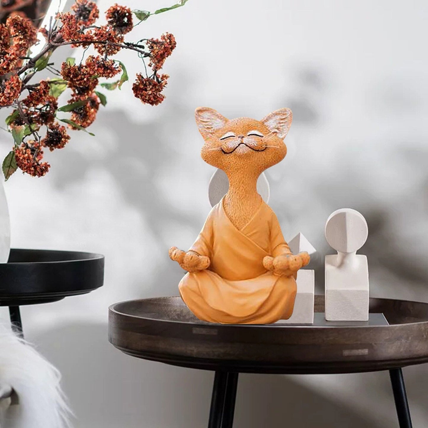 Breng Rust en Charme in Huis met de Betoverende Boeddha Kat