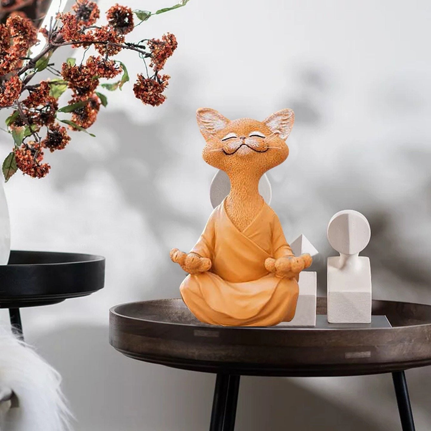 Breng Rust en Charme in Huis met de Betoverende Boeddha Kat