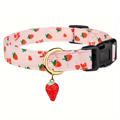 Vrolijke Fruitmotief Halsband voor Honden – Duurzaam, Comfortabel en Stijlvol!