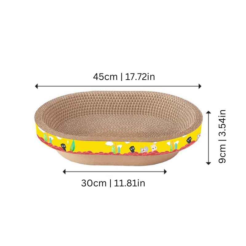 Kartonnen Paradijs Mand voor Katten: De Perfecte Speel- en Rustplek!