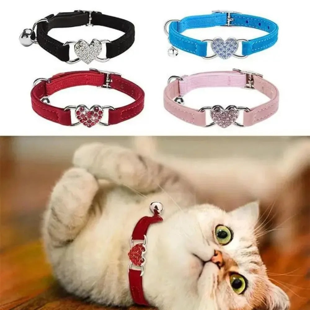 Kattenhalsband met Hartvorm