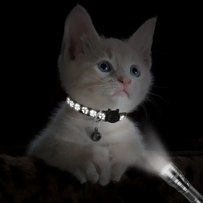 Stijlvolle Reflecterende Kattenhalsband