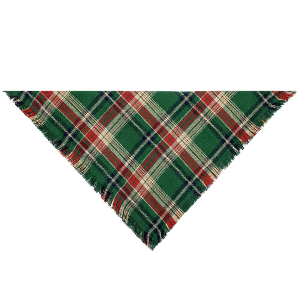 Feestelijke Kerst Plaid Honden Bandana – Warme en Stijlvolle Accessoire voor de Feestdagen