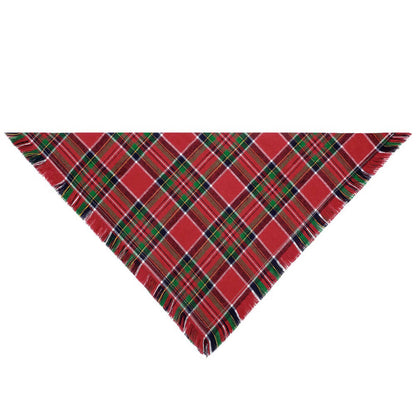 Feestelijke Kerst Plaid Honden Bandana – Warme en Stijlvolle Accessoire voor de Feestdagen