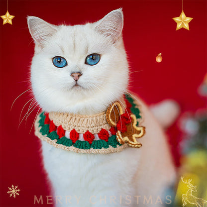 Kerst Sjaal en Sokken Set voor Huisdieren – Gezellige Kerstoutfit voor Jou en Je Huisdier