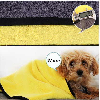 Super snel drogende Microvezel handdoek: De Super Absorberende, Zachte Hondendroogdoek voor je Pup!