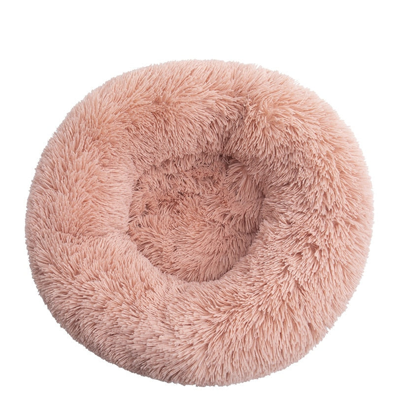 Zalmkleur Donut Bed