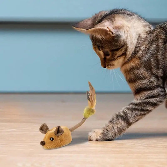 Turbo Muis met Licht & Geluid - Het Zelfspelende Speeltje voor Je Kat!