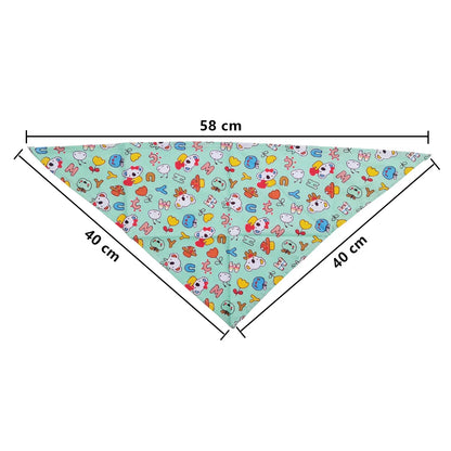 Hondenbandana's van katoen, driehoekige vorm