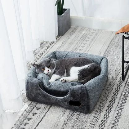 Knus en Warm: Het Perfecte Kattenhuis voor Winterse Nachten!