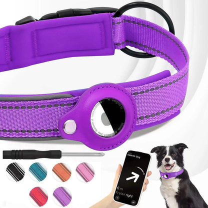 AirTag Halsband Voor Honden Veiligheid