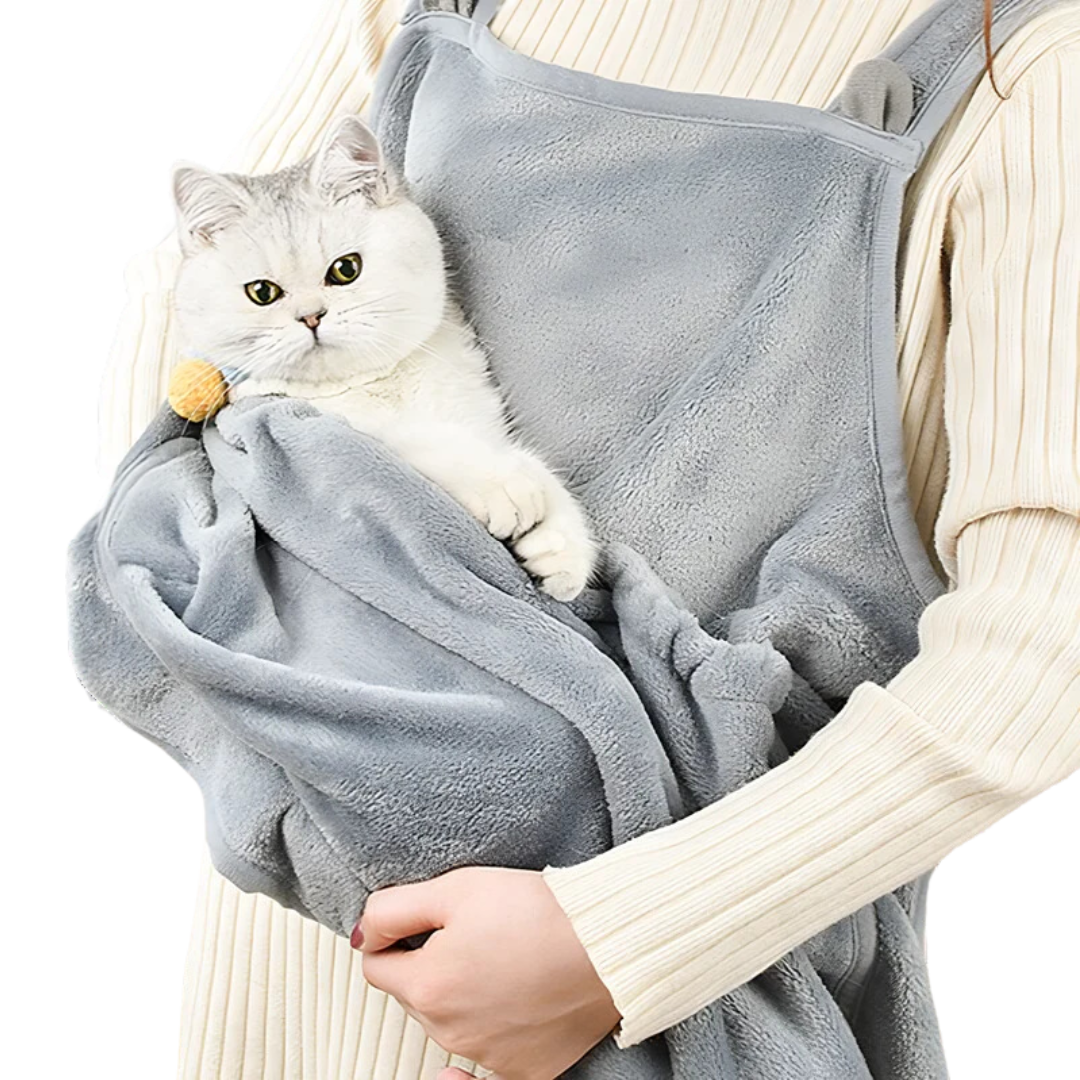 Houd je Kat Dichtbij met de Knusse Kat Buidelschort - Katten draagzak