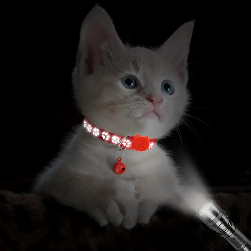 Stijlvolle Reflecterende Kattenhalsband