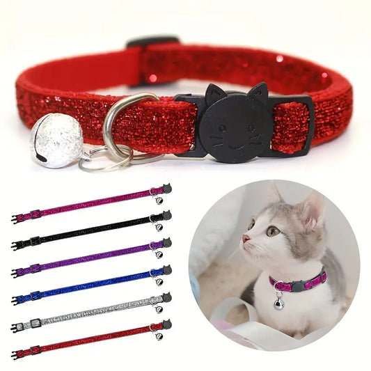 Glitter Kattenhalsband