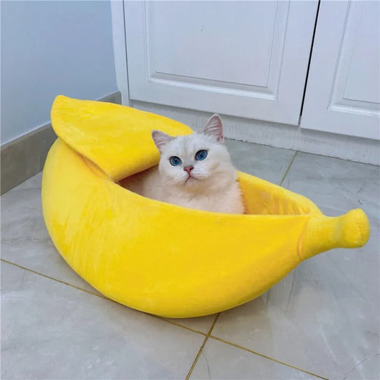 Bananenvormig Kattenbed