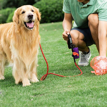 Honden wandeltas met Hondenpoepzakhouder