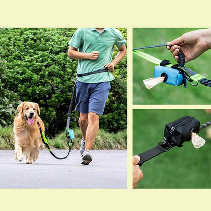 Honden wandeltas met Hondenpoepzakhouder