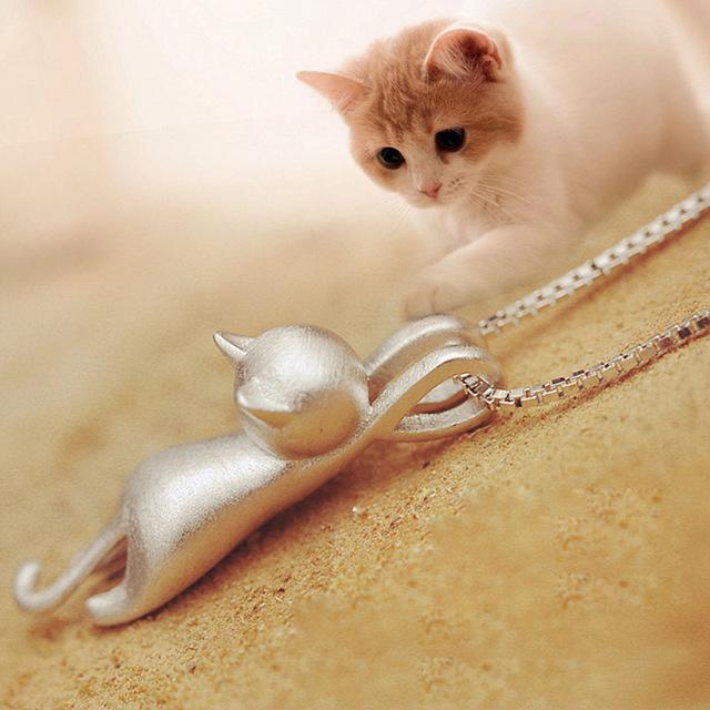 OLIVIA - Prachtige ketting met kattenhanger